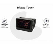 Bitaxe Touch Bitcoin Miner Compact SHA-256 ASIC for Bitcoin