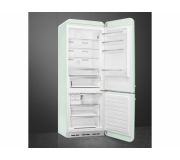 Smeg Fab38rpg5 Retro Combi Refrigerator in Green Aqua