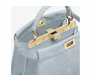Fendi Peekaboo ISeeU Petite Azul claro handbag compact