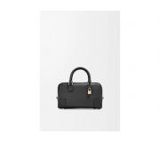 Loewe Amazona 23 Leather Black Handbag with Emblematic Lock