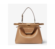 Fendi Peekaboo Soft Medium Beige handbag with classic design