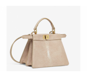 Fendi Peekaboo ISeeU Petite beige handbag luxury Italian collection