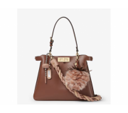 Fendi Peekaboo Soft Medium Marron Designer Handbag Iconic Italian Craftsmanship