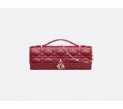 My Dior Piel Cannage Cherry Red Mini Bag