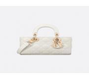 Dior Lady D Joy Piel Cannage latte Handbag
