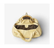 Fendi Spy Small Bag in Yellow Calfskin Leather