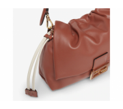 Fendi Mamma Baguette Medium Napa Siena Leather Bag