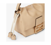 Fendi Mamma Baguette Light Pink Mini Shoulder Bag