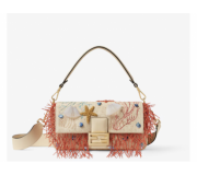 Fendi Baguette trenzado bordado Sea Garden iconic medium handbag