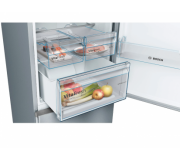 Fingerprint Resistant Stainless Steel Bosch KGN39VIEA Combi Refrigerator