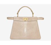 Fendi Peekaboo ISeeU Petite beige handbag luxury Italian collection