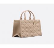 Dior Medium Book Tote Calfskin Macrocannage 