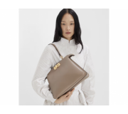 Fendi Peekaboo Soft Medium Gris Handbag Iconic Classic