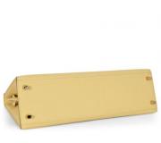 Hermes Kelly 28 Sellier Bag in Yellow Leather