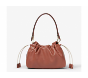 Fendi Mamma Baguette Medium Napa Siena Leather Bag