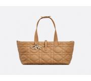 Dior Toujours Leather Macrocannage Gold Handbag collection piece