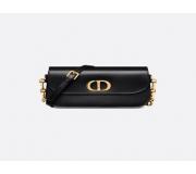 Dior 30 Montaigne Avenue Box Calfskin Black Bag