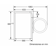 Balay 9kg Front-Load Washing Machine 3ts993bd with Auto-Dose