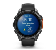 Garmin fēnix 8 AMOLED 47mm Grey / Band Silicone Black
