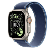 Apple Watch Ultra 3 GPS + Cellular 49 мм натуральный титан, синий/ярко-синий Trail S/M
