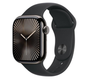 Apple Watch Series 10 GPS + Cellular 42 мм сланцевый титан, чёрный Sport S/M