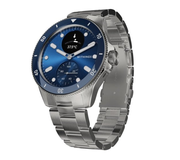 Withings ScanWatch Nova · 42 mm · Bluetooth/Connected GPS · Stainless steel · Blue dial