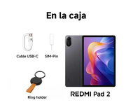 Xiaomi Redmi Pad 2 · 11 polegadas · 4 GB RAM / 256 GB · Wi-Fi · cinzento grafite · com anel de suporte
