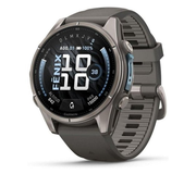 Garmin fēnix 9 GPS Bluetooth Wi-Fi 43 mm titanium grey, silicone