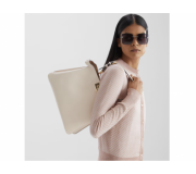 Fendi Peekaboo Soft Medium White Designer Handbag