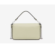 Fendi Baguette Mini Selleria Sage Green Leather Handbag Collection