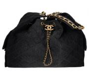 Chanel 25s denim black shoulder bag luxury accessory