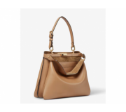 Fendi Peekaboo Soft Medium Beige handbag with classic design
