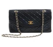 Chanel by Karl Lagerfeld Navy Blue Lambskin Quilted Bag