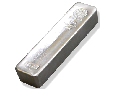 Silver Ingot 5 kg Argor-Heraeus