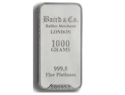 1kg platinum ingot