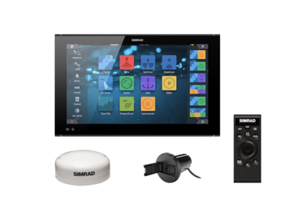 Simrad NSO evo3S 24-Inch Premium Navigation System with Glass Helm