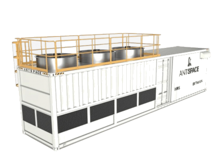 Bitmain antspace hw5 v1 mining container for large-scale farms