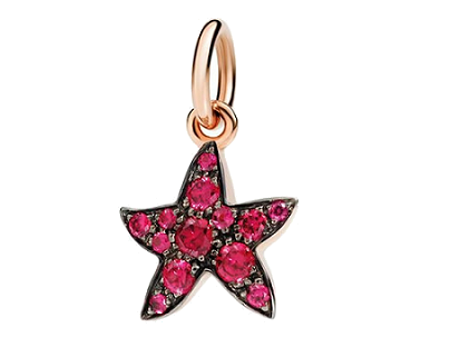 Ruby Star Pendant