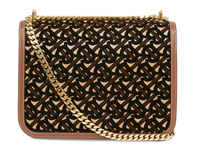 Burberry flocked