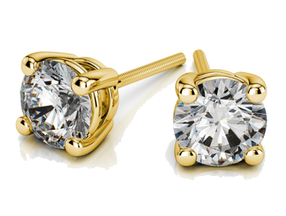 Earrings In Yellow Gold
