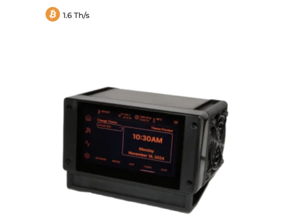 Bitaxe Touch Bitcoin Miner Compact SHA-256 ASIC for Bitcoin