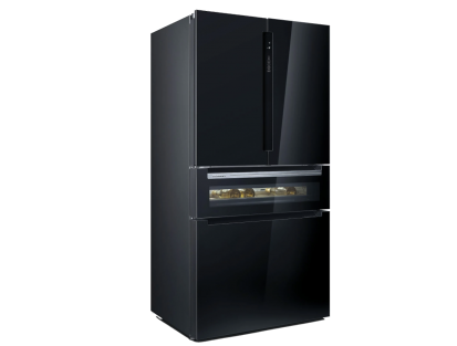 Siemens KF96RSBEA American Fridge Freezer 572-Liter Black Capacity