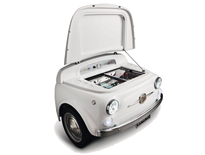Smeg Smeg500b Retro One-Door Fridge Inspired by Fiat 500