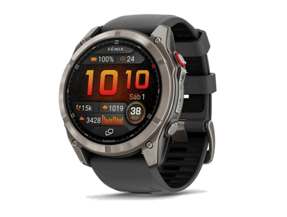 Garmin fēnix 8 Pro LTE/NTN Satellite 51mm AMOLED Titanium / Band Silicone Black/Grey