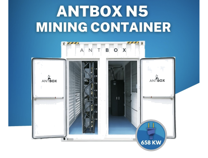 Bitmain Antbox N5 20HQ 658KW Mobile Mining Container Outdoor V2