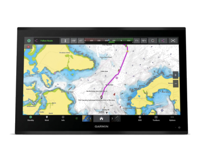 Garmin GPSMAP 9027 27-inch touchscreen plotter with 4K IPS