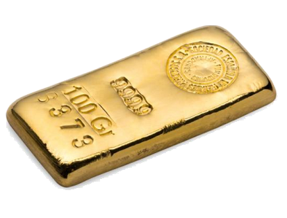 Lingotto d'oro 100 grammi Sempsa