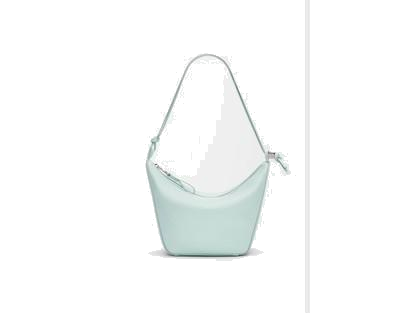 Loewe Hammock Hobo Mini Sky Blue Leather Bag